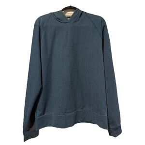 Lululemon Men’s Pave Pullover Hoodie Sweatshirt Size Medium, Steel Gray and Blue